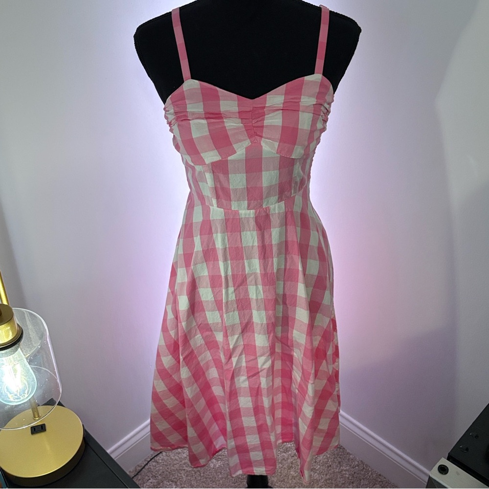 Barbie inspired checkered dress!
